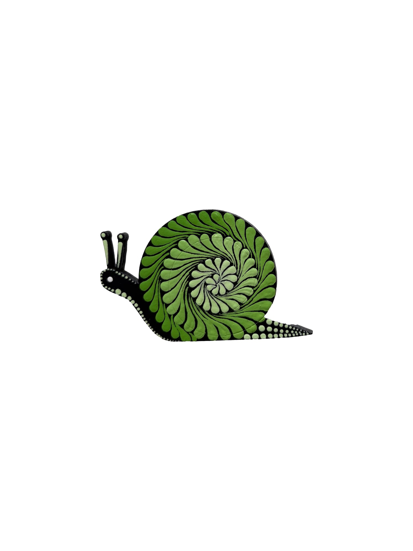 Whimsical Snails – Hand-Painted Mandala Dot Art Magnets