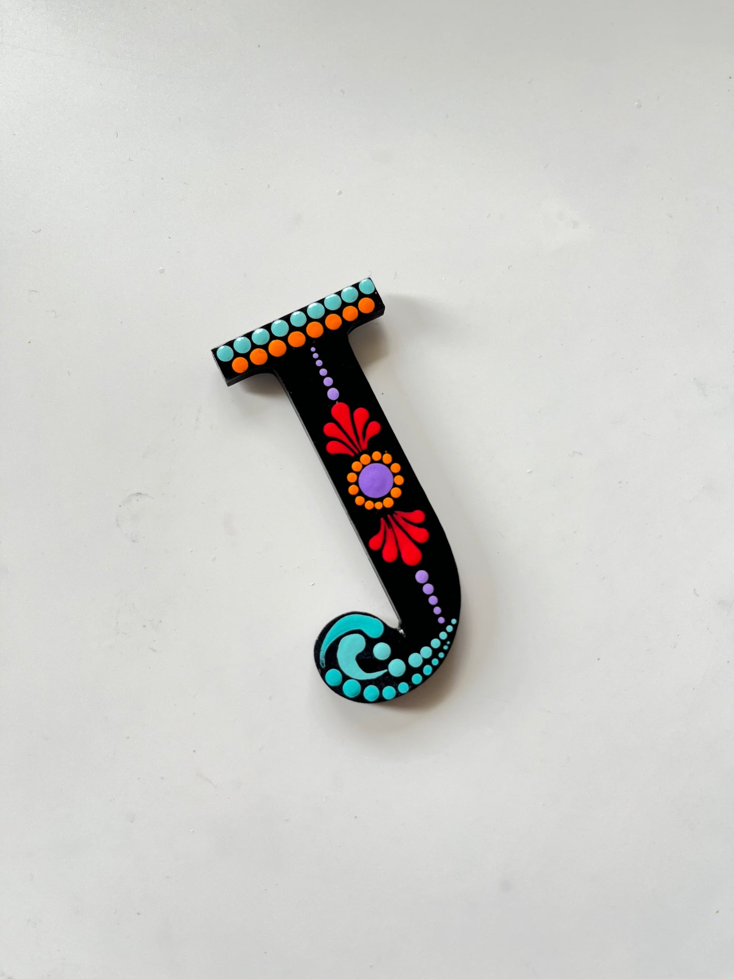 Handpainted Mandala Dot Art Alphabet ‘A to Z’ – Magnets