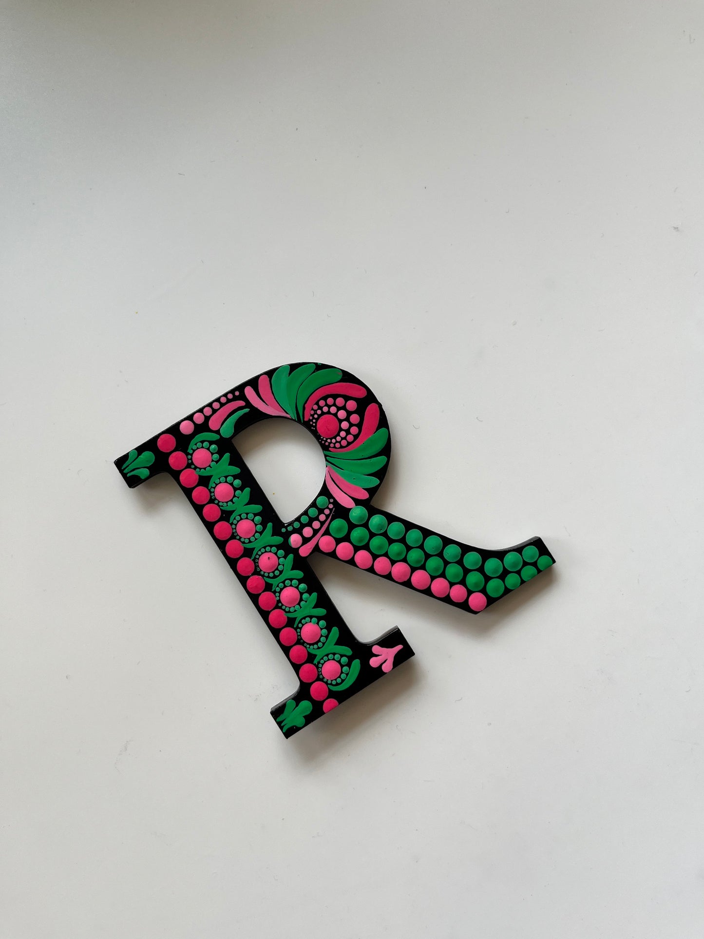 Handpainted Mandala Dot Art Alphabet ‘A to Z’ – Magnets