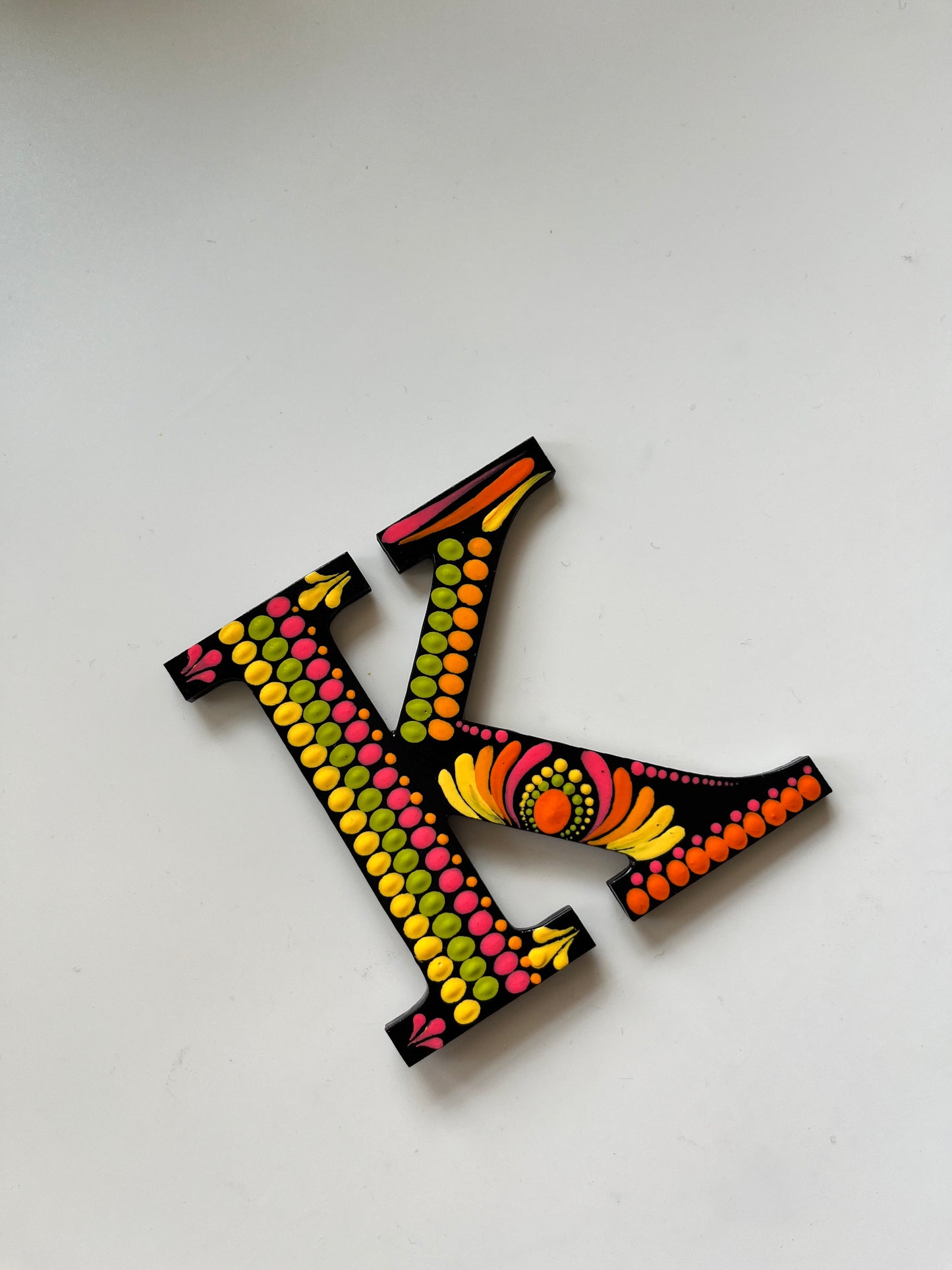 Handpainted Mandala Dot Art Alphabet ‘A to Z’ – Magnets