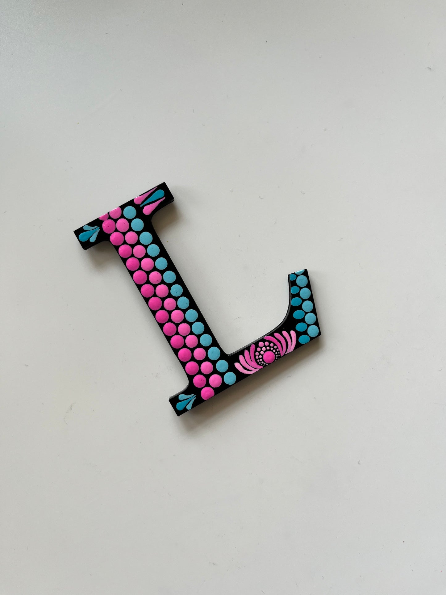 Handpainted Mandala Dot Art Alphabet ‘A to Z’ – Magnets