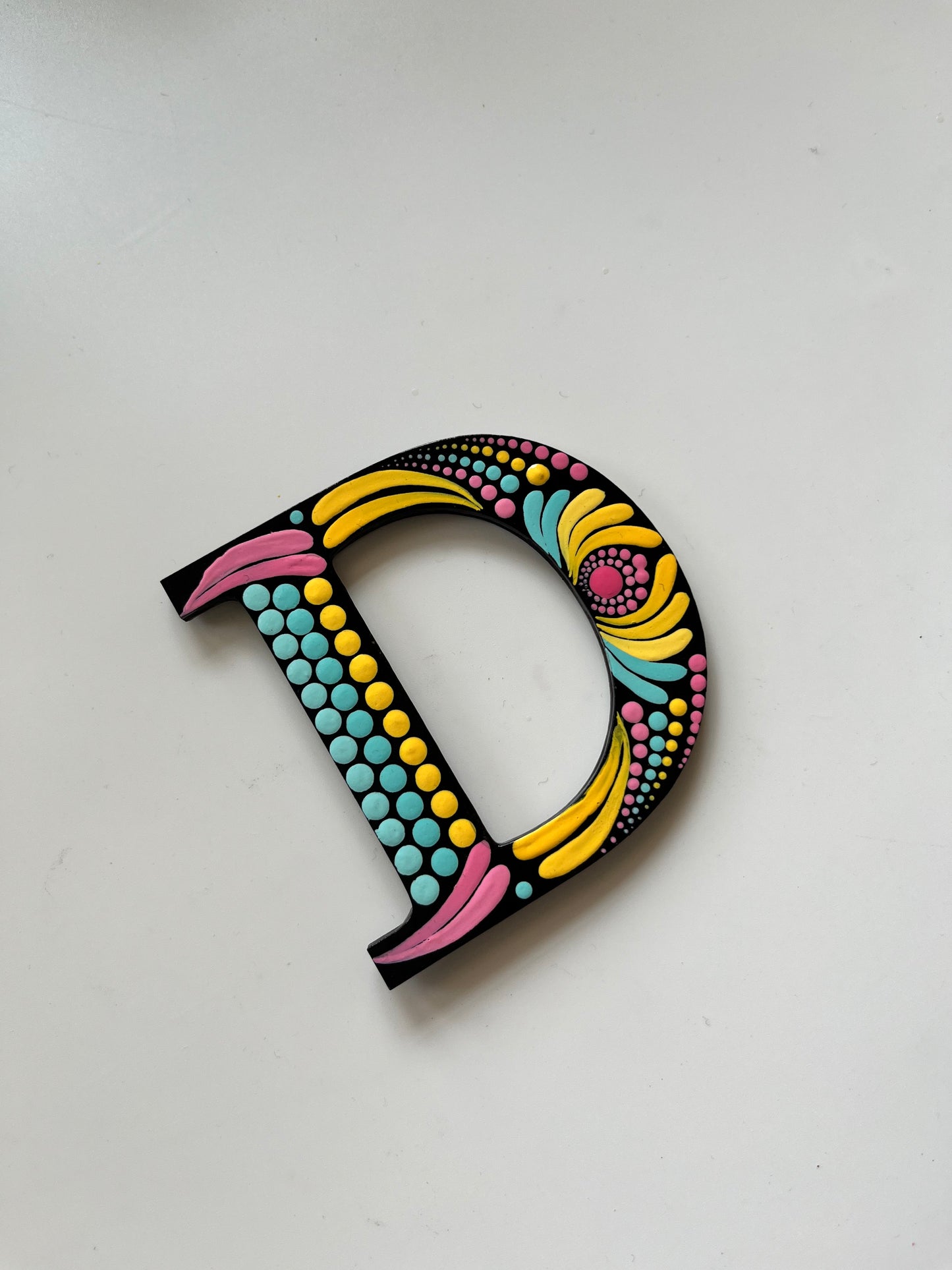 Handpainted Mandala Dot Art Alphabet ‘A to Z’ – Magnets