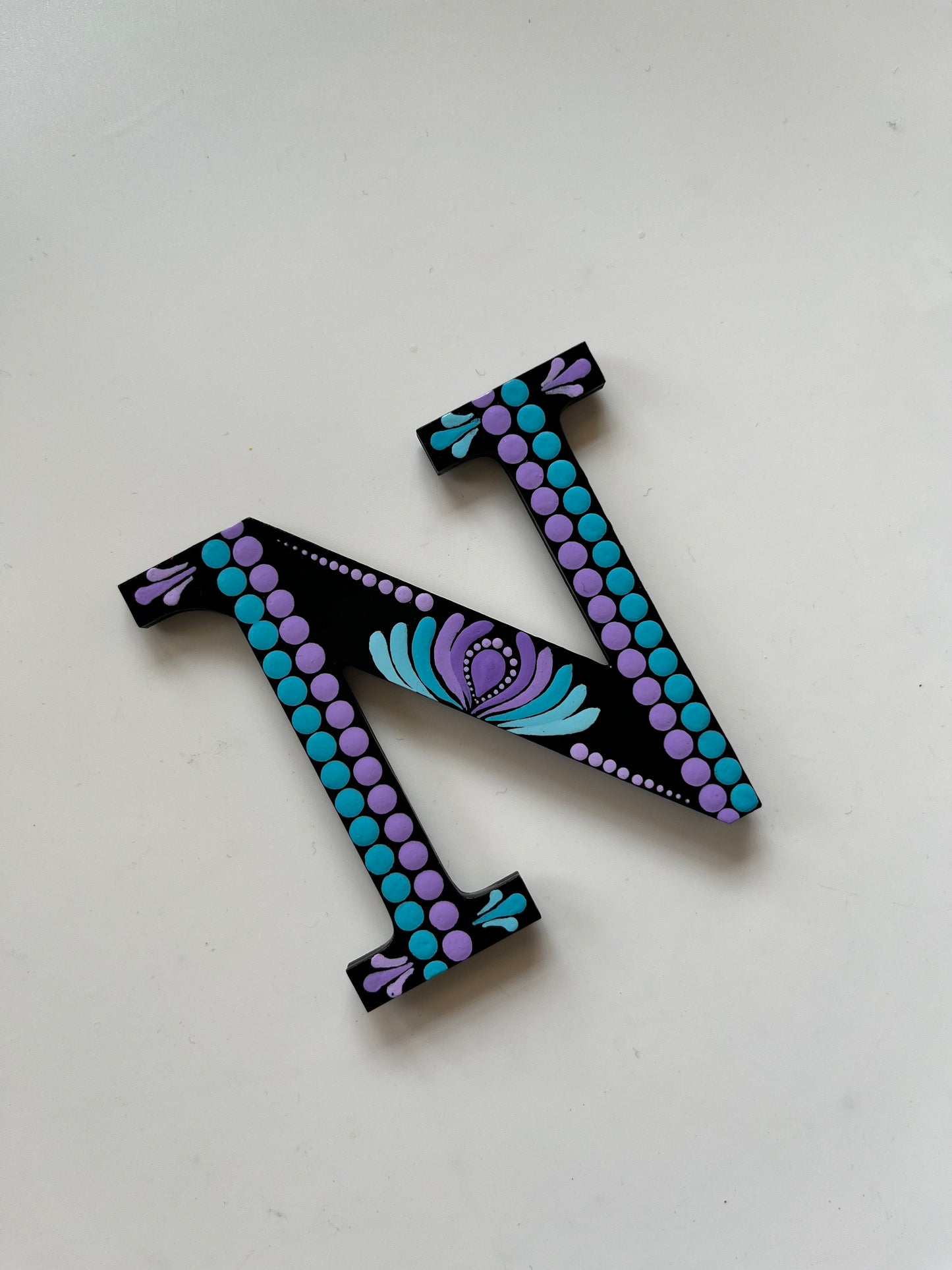 Handpainted Mandala Dot Art Alphabet ‘A to Z’ – Magnets