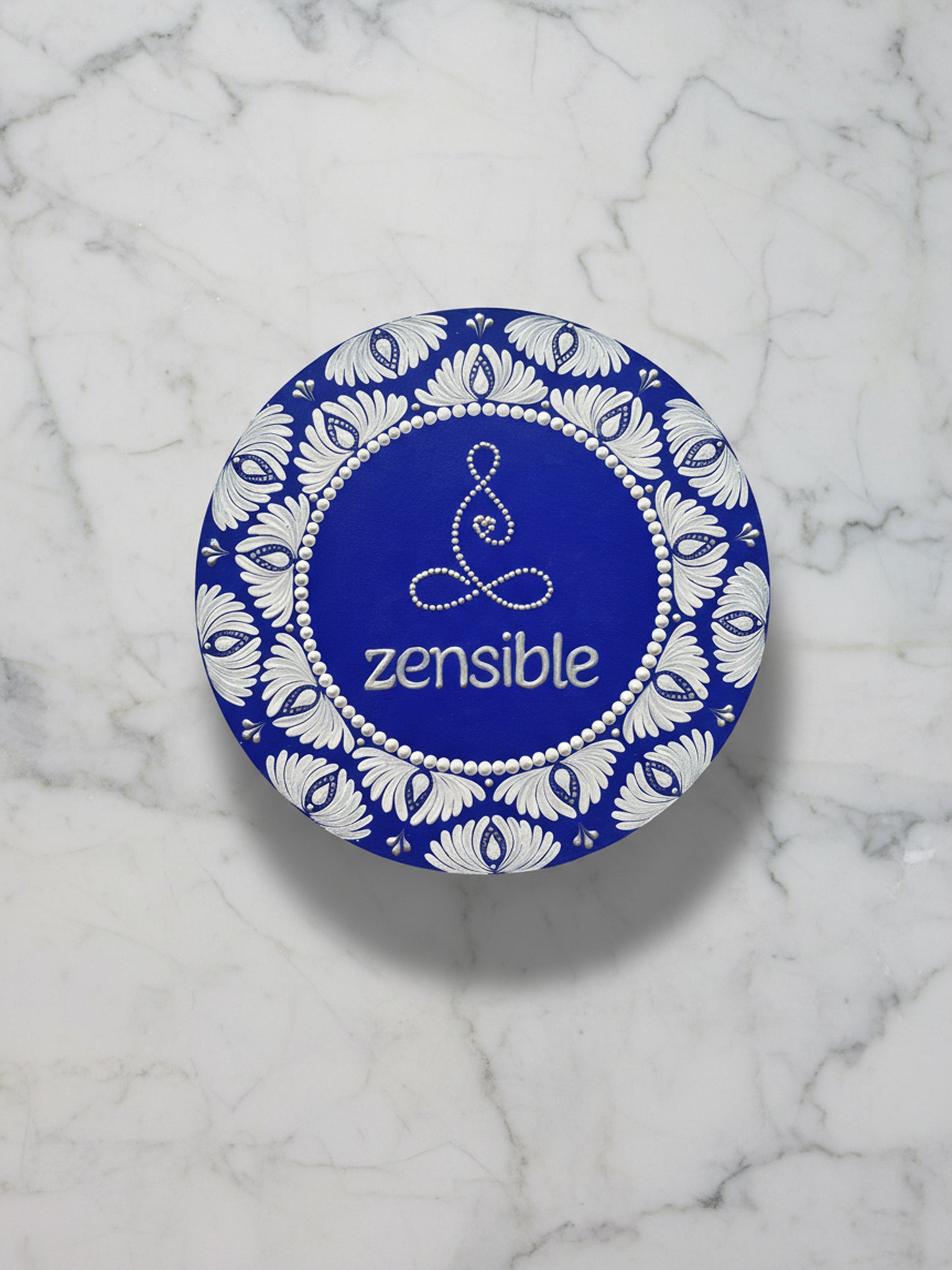 Premium Dot Mandala Wooden Signboard – Logo & Business Name