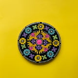 Floral Harmony Mandala Dot Art