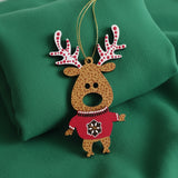 Reindeer Cheer – Handpainted Dot Mandala.