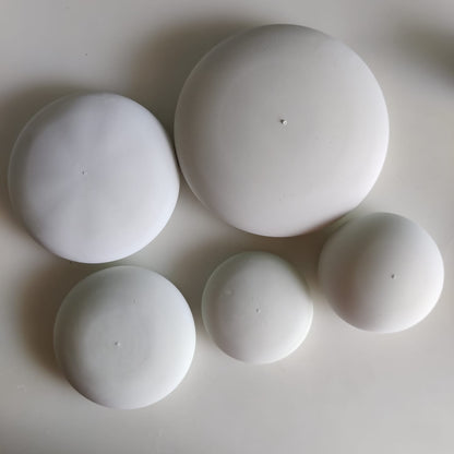 Round Stone-Ready to Paint Set of 5