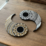 Yin Yang Balance – Hand-Painted Mandala Dot Art Tealight Holder