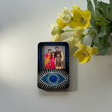 Evil Eye Mandala Magnet – Handpainted Protection Charm