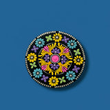 Floral Harmony Mandala Dot Art