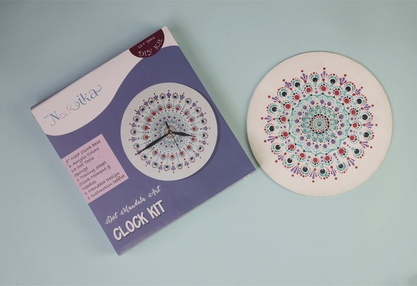 Dot Art Diy Clock Kit