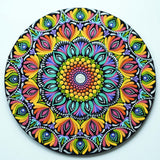 Radiant Burst Hand-Painted Mandala Wall Plate – Full of Colors