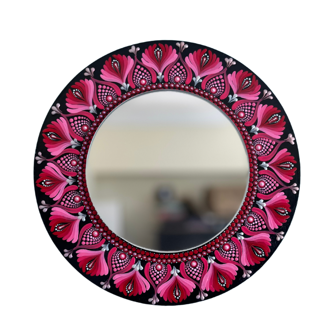 Dot Art Mandala Wall Decor - Mirror Round