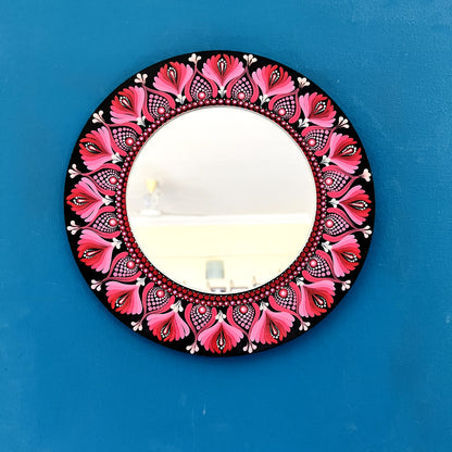 Dot Art Mandala Wall Decor - Mirror Round