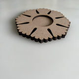 Jaipuri style Tealight MDF base - Set of 2