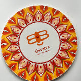 Sacred Shiv Mandala – Hand-Painted Dot Art Wall Plate