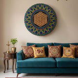 Flower of Life Sacred Geometry Mandala – Handpainted Wall Art