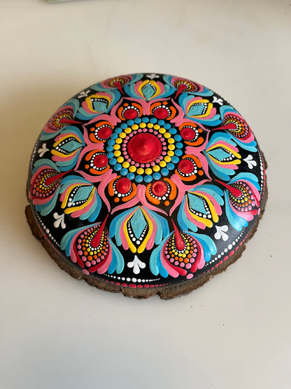 Round Stone-Ready to Paint (5.5"*1.5")