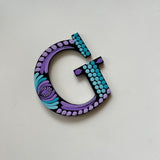 Handpainted Mandala Dot Art Alphabet ‘A to Z’ – Magnets