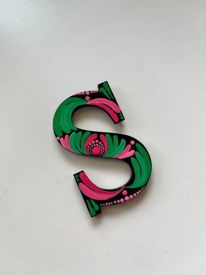 Handpainted Mandala Dot Art Alphabet ‘A to Z’ – Magnets