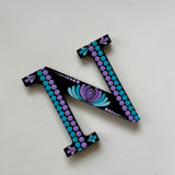 Handpainted Mandala Dot Art Alphabet ‘A to Z’ – Magnets