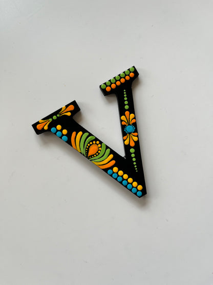 Handpainted Mandala Dot Art Alphabet ‘A to Z’ – Magnets