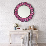 Dot Art Mandala Wall Decor - Mirror, Purple