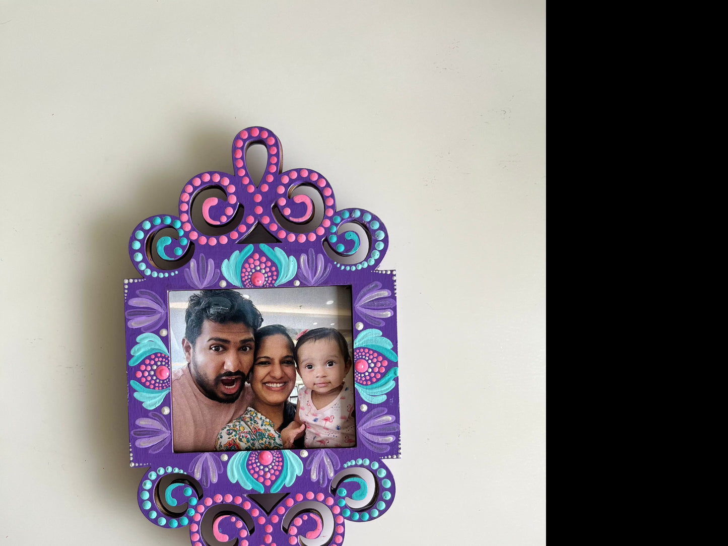 Messesngers of Joy Dot Mandala Photoframe Magnets Square