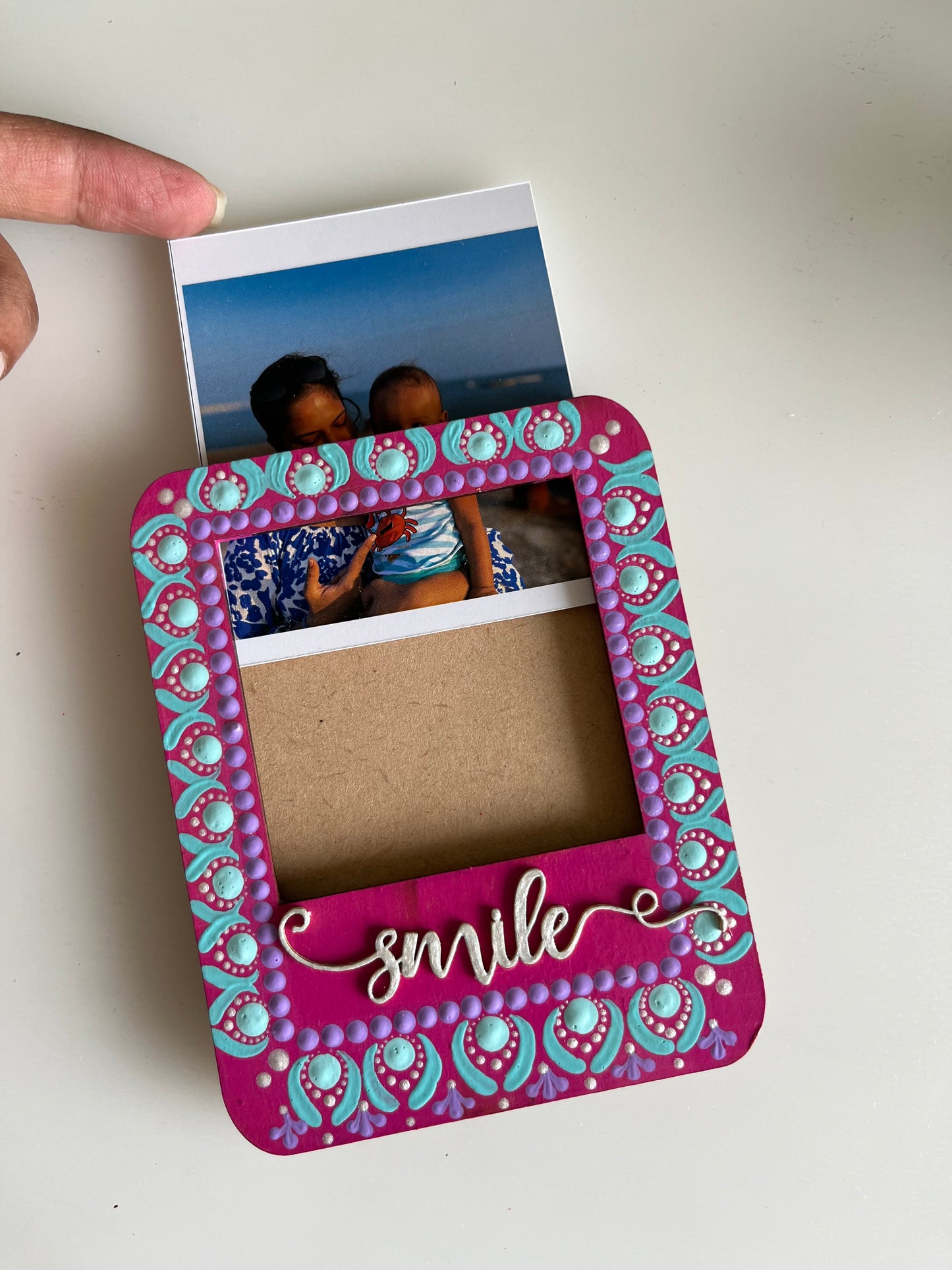 Messengers of Joy Dot Mandala Magnets Polaroid