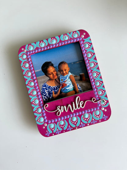 Messengers of Joy Dot Mandala Magnets Polaroid