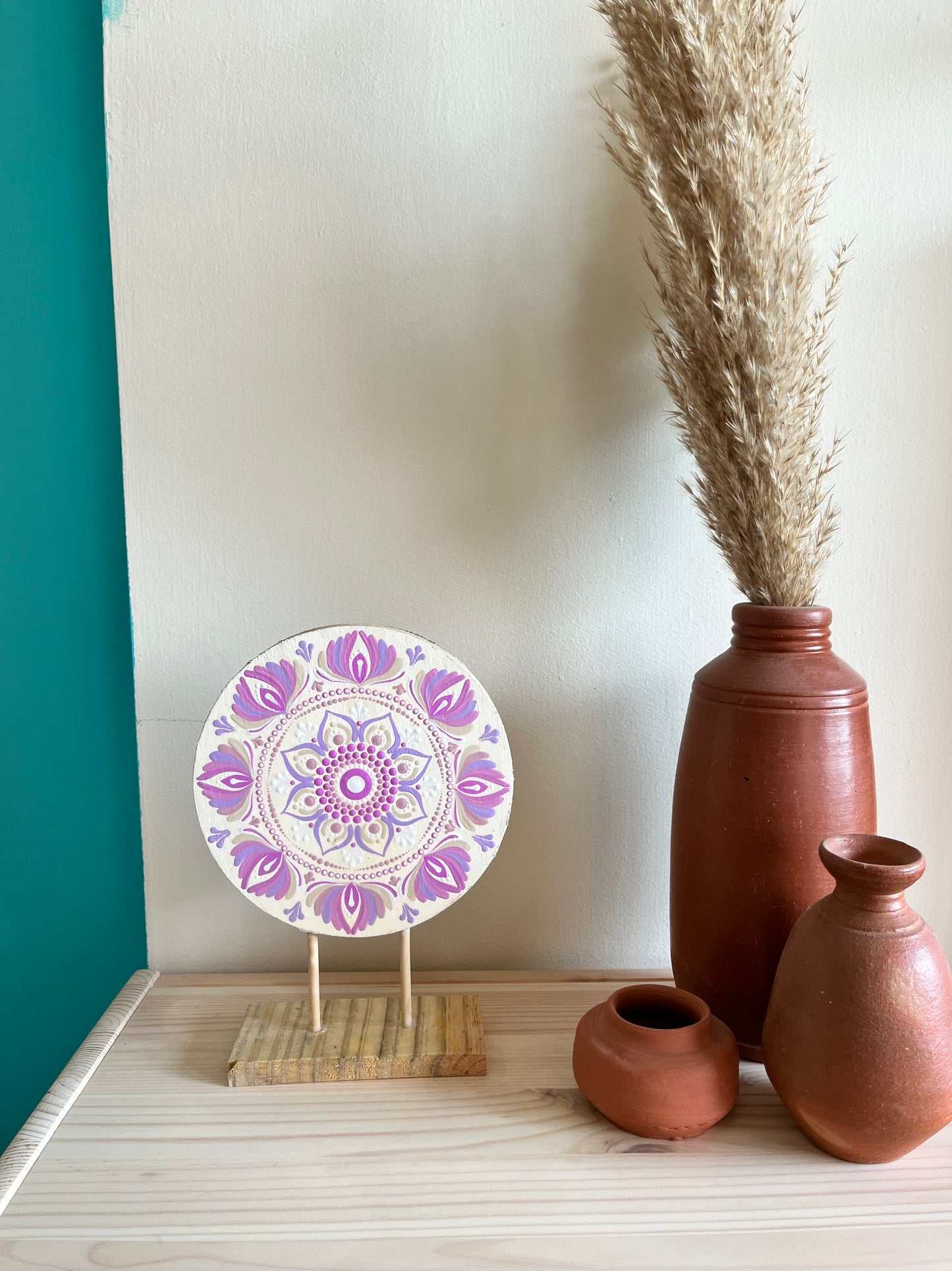 Dot Art Mandala Table Accent