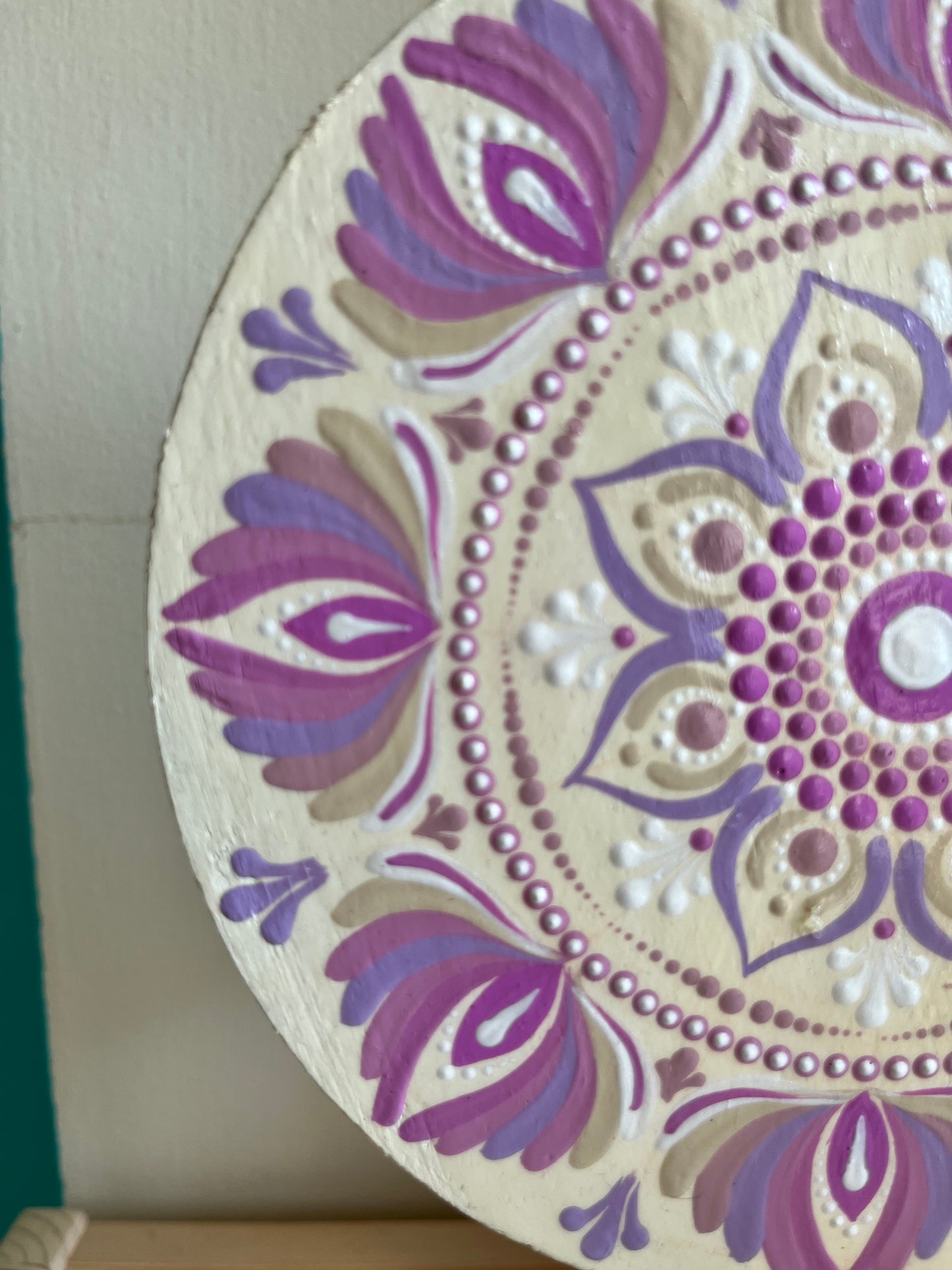 Dot Art Mandala Table Accent