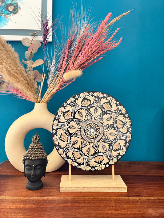 Dot Art Mandala Table Accent