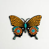 Flutter Joy – Handpainted Mandala Dot Butterfly