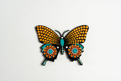 Flutter Joy – Handpainted Mandala Dot Butterfly