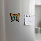 Flutter Joy – Handpainted Mandala Dot Butterfly