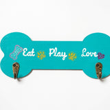 Eat • Play • Love – Handpainted Pet Leash & Accessory Holder