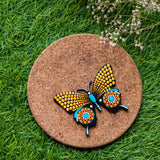 Flutter Joy – Handpainted Mandala Dot Butterfly