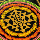 Sri Yantra – Handpainted Dot Mandala Wall Art