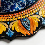 Sunshine Frame – Handpainted Dot Mandala Photo Frame