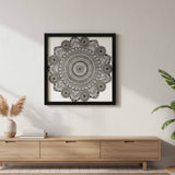 Infinite Petals – Pen-Dotted Mandala Pattern Art