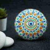 Turkish Evil Eye  – Handpainted Mandala Stone