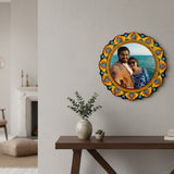 Sunshine Frame – Handpainted Dot Mandala Photo Frame