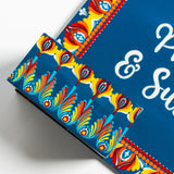 Dot Mandala Planter Nameplate – 25x30 cm  – Hand-painted & Personalized