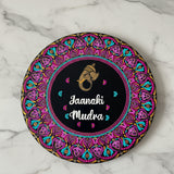Handpainted Dot Mandala Circular Name Board – Customizable