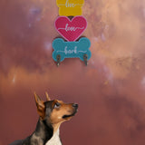 Live Love Bark – Hand-Painted Pet Wall Art with Hooks