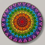 Vibrant Chakra Harmony – 7 Chakra Dot Mandala  Art