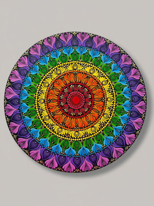 “Vibrant Chakra Harmony – 7 Chakra Mandala Dot Art”