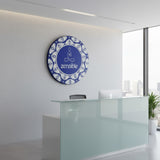 Premium Dot Mandala Wooden Signboard – Logo & Business Name